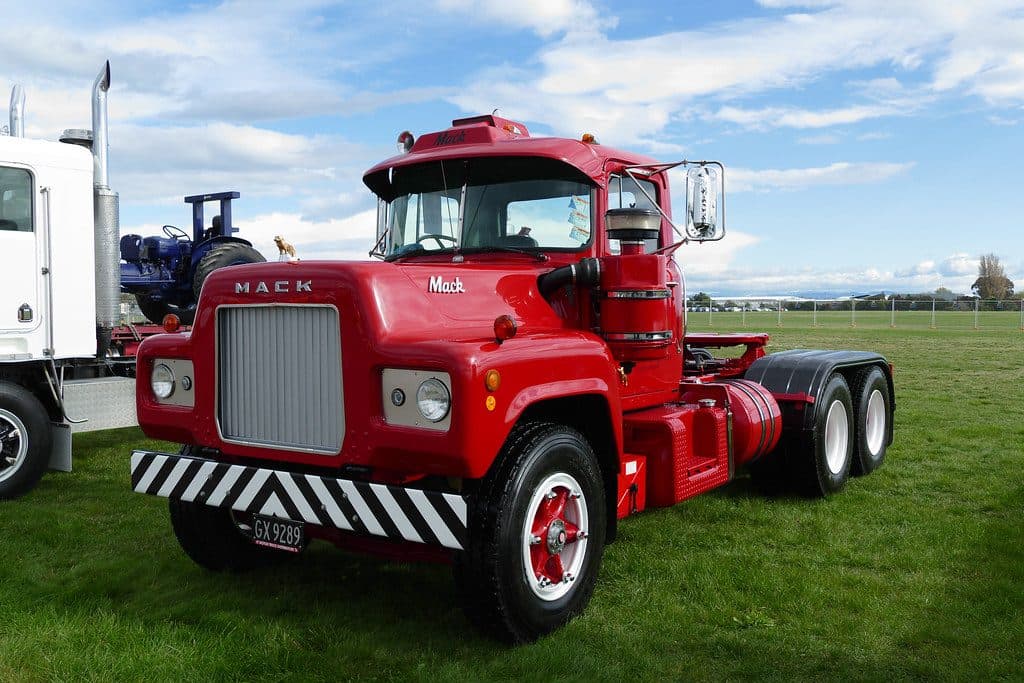 Red Mack tractor
